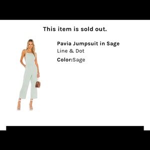 Line & Dot Pavia jumpsuit (Revolve)